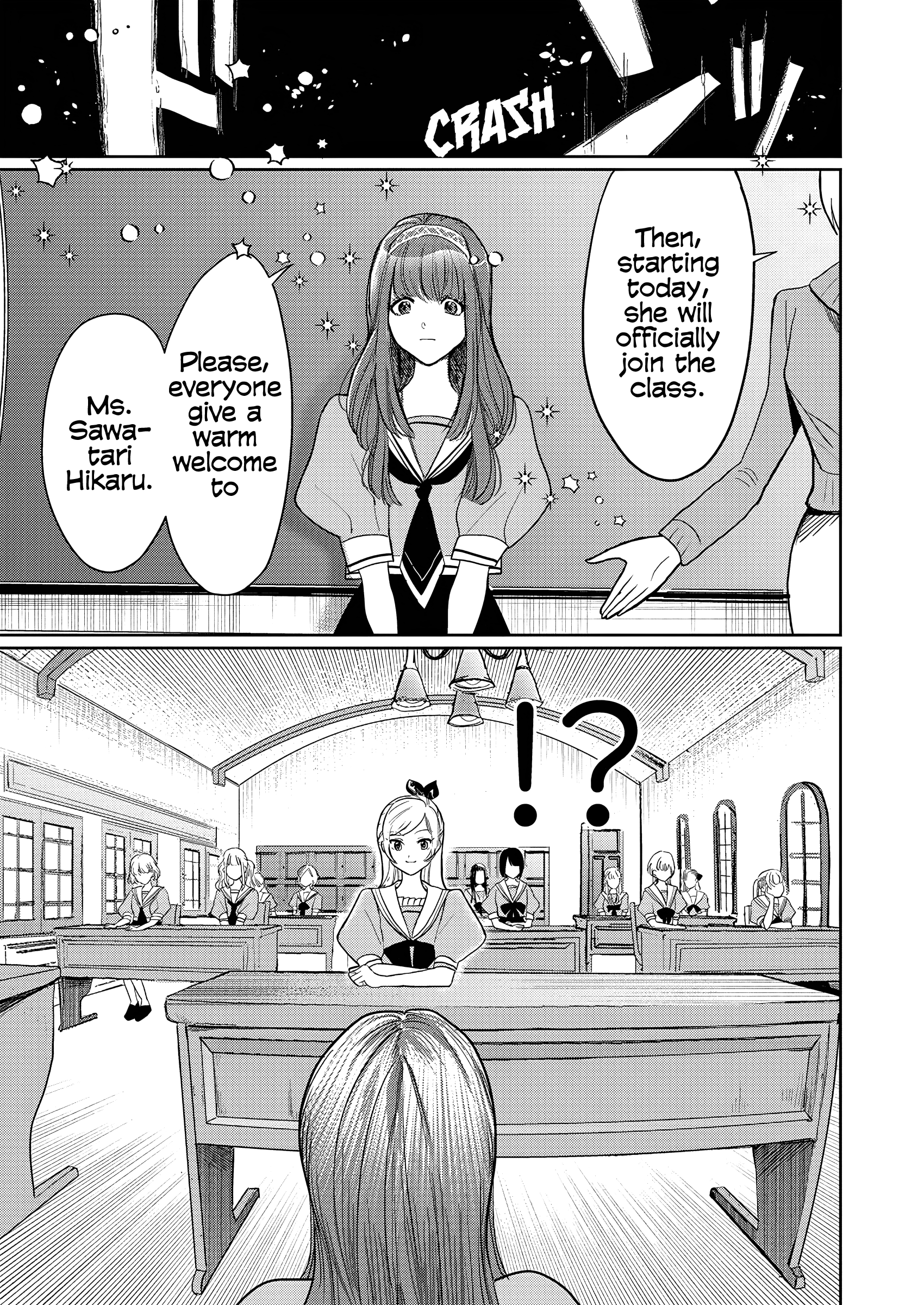 I Reincarnated as the Heroine in a Yuri Game, but for Some Reason That Thing was Still There! Chapter 1 - Page 6