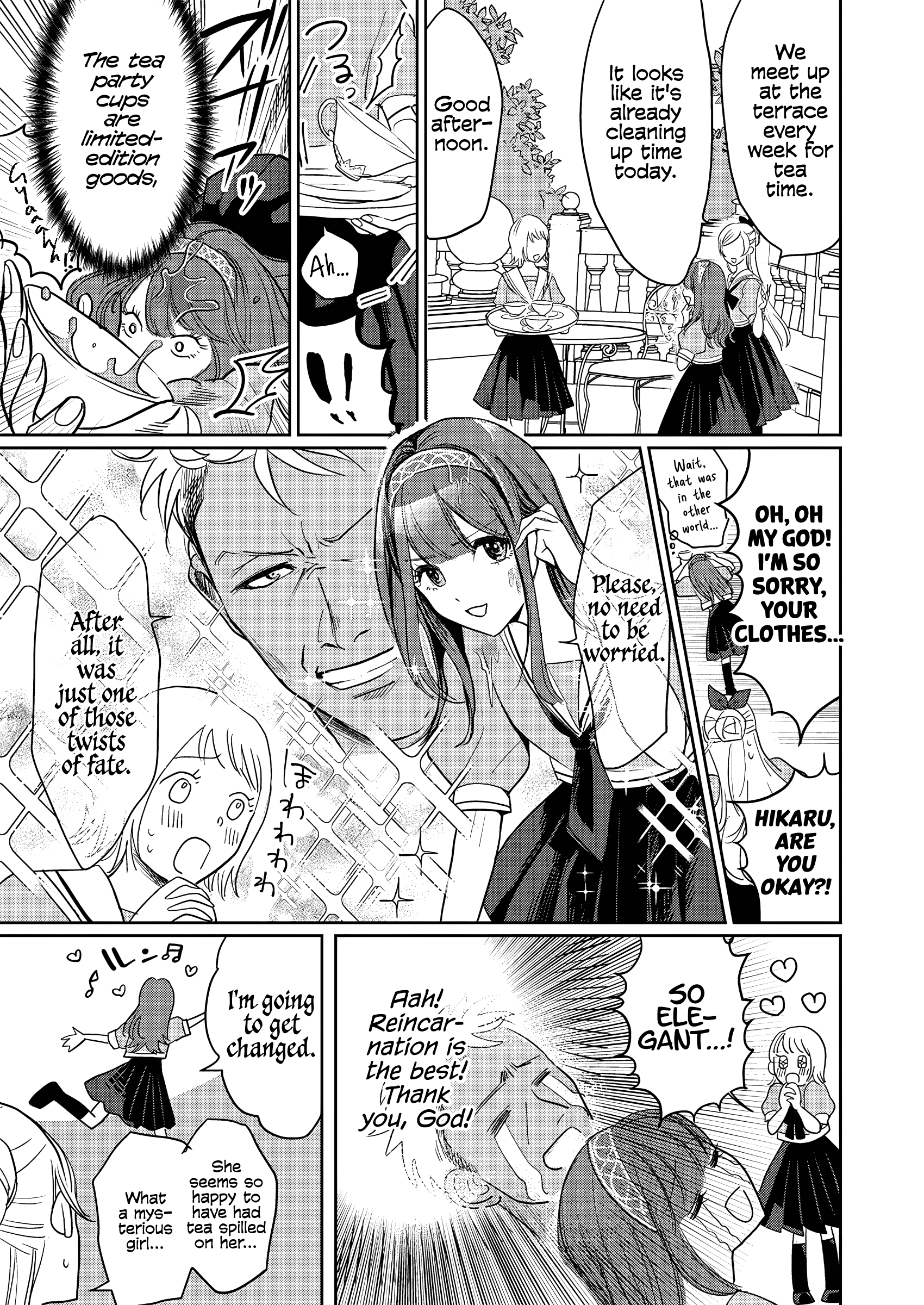 I Reincarnated as the Heroine in a Yuri Game, but for Some Reason That Thing was Still There! Chapter 1 - Page 10