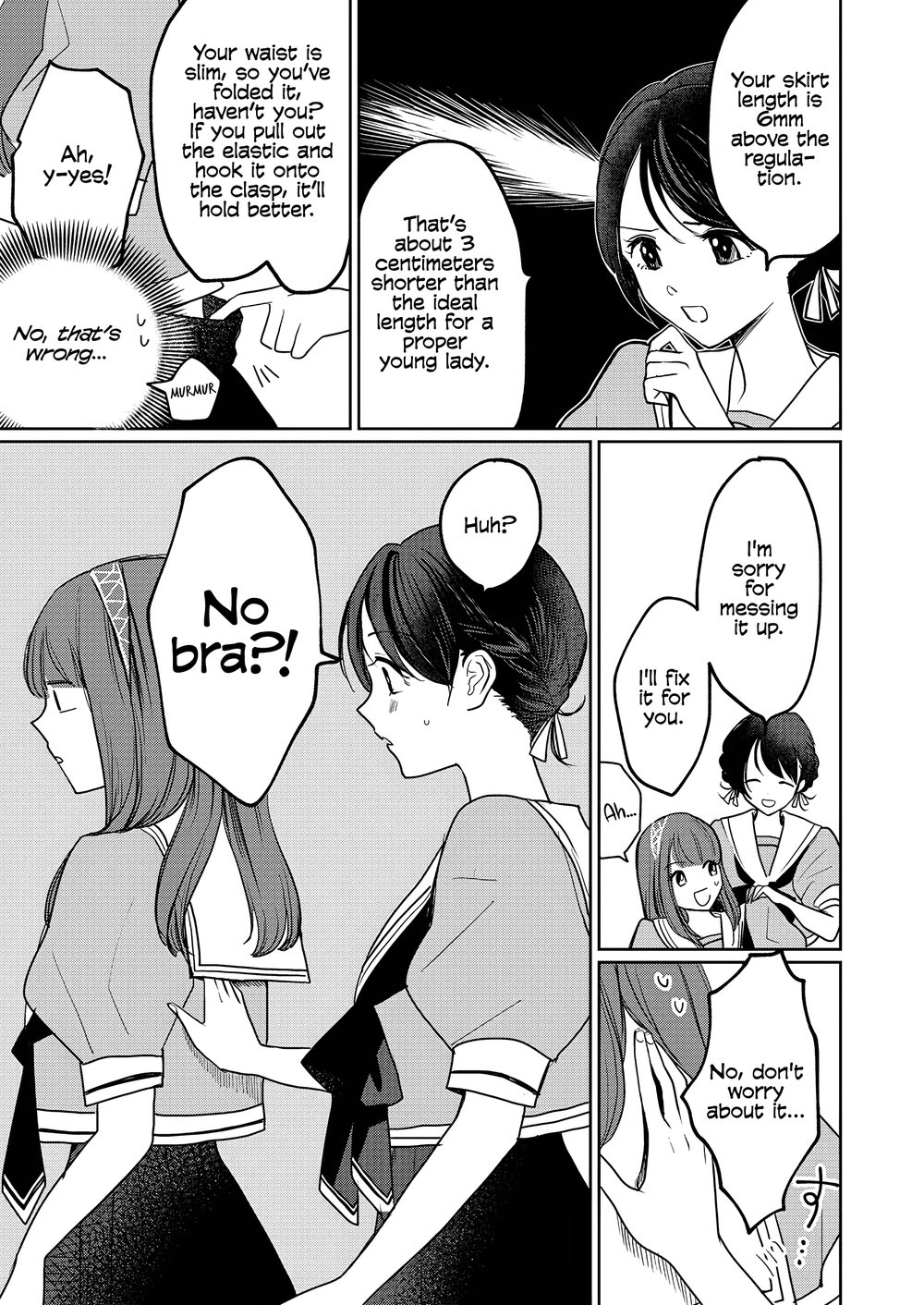 I Reincarnated as the Heroine in a Yuri Game, but for Some Reason That Thing was Still There! Chapter 2 - Page 11