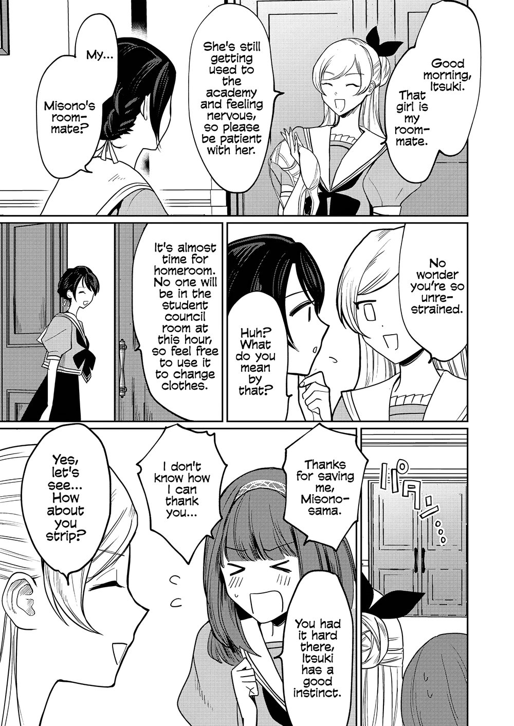 I Reincarnated as the Heroine in a Yuri Game, but for Some Reason That Thing was Still There! Chapter 2 - Page 13