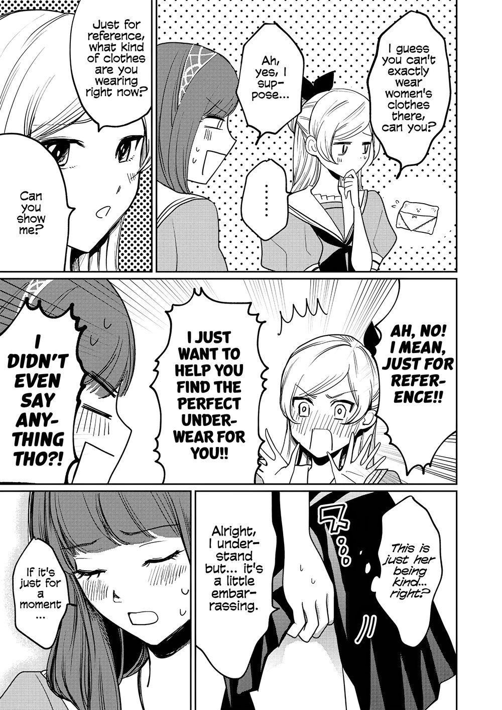 I Reincarnated as the Heroine in a Yuri Game, but for Some Reason That Thing was Still There! Chapter 2 - Page 15