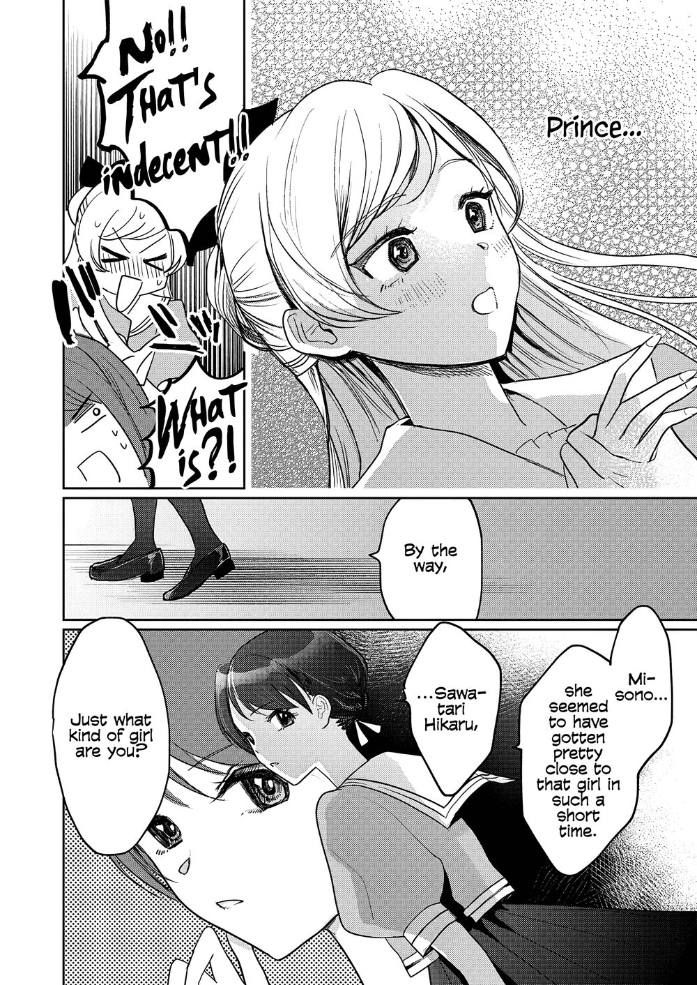 I Reincarnated as the Heroine in a Yuri Game, but for Some Reason That Thing was Still There! Chapter 2 - Page 24