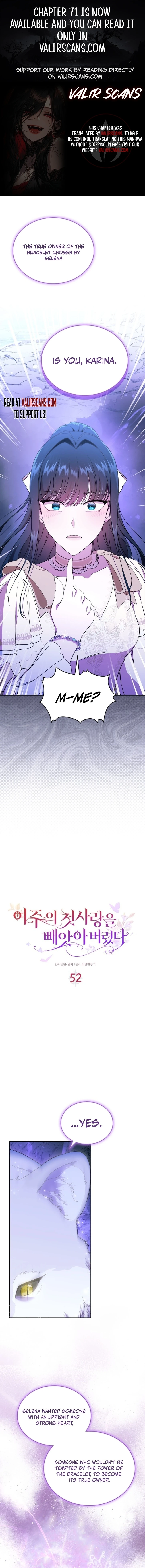 I Stole the Heroine’s First Love Chapter 52 - Page 1