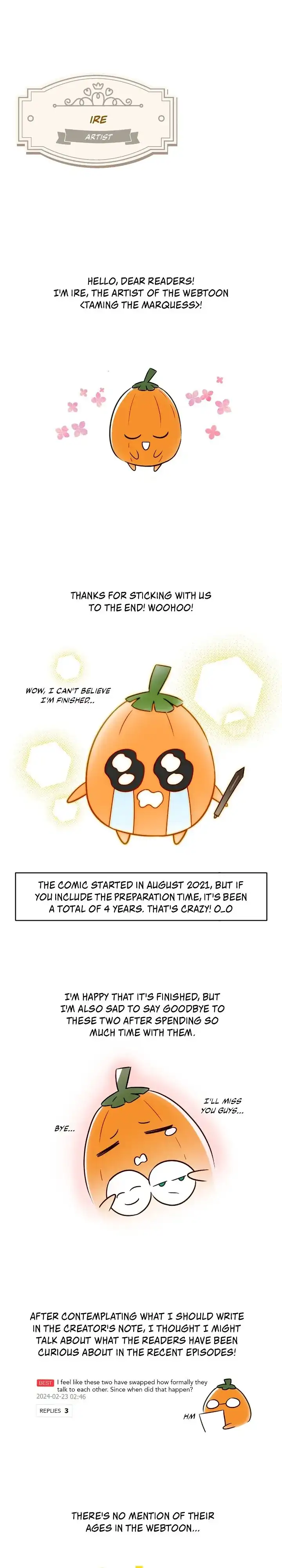I Tamed the Crazy Marquis Chapter 95.5 - Page 3