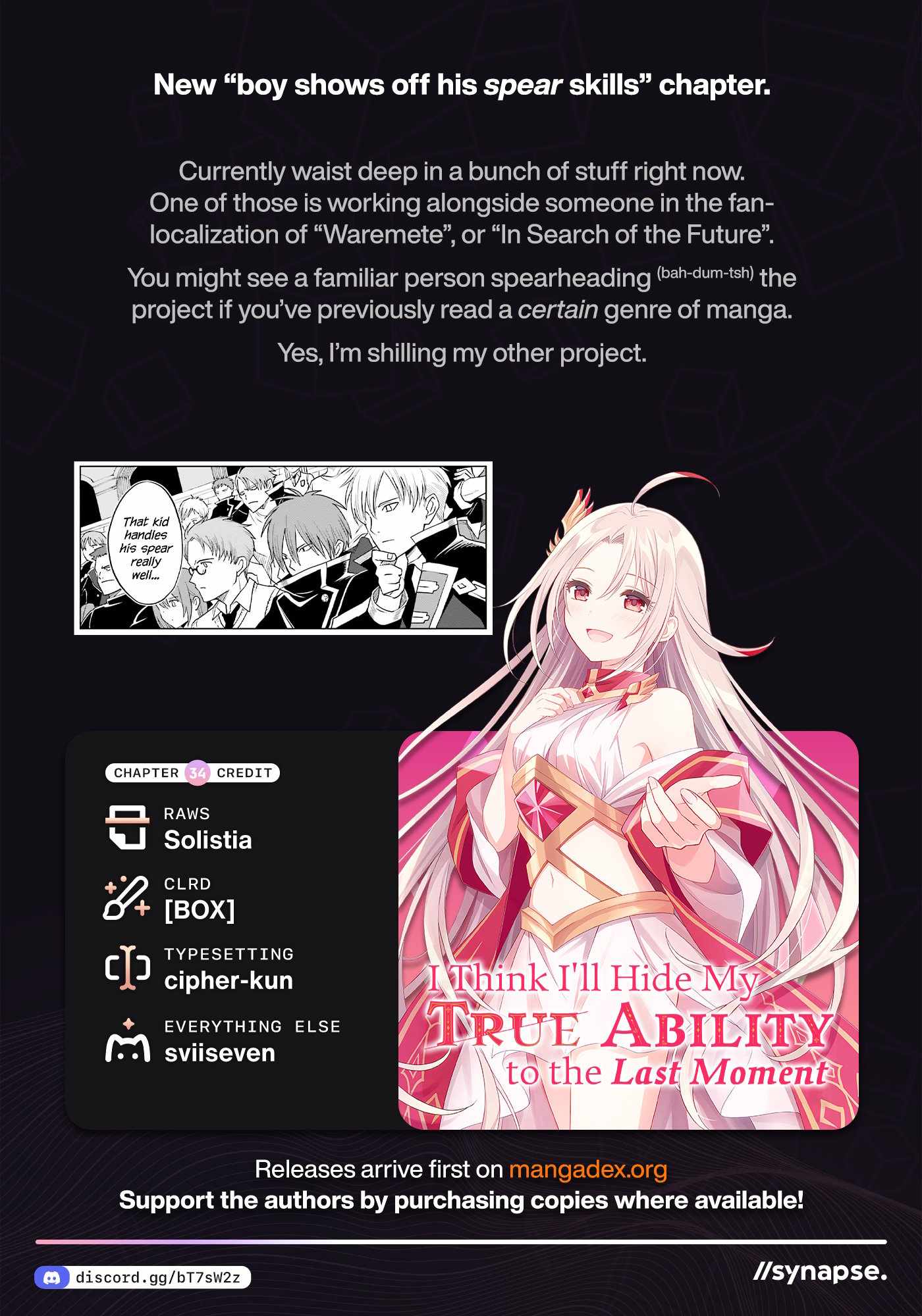 I Think I’ll Hide My True Ability to the Last Moment Chapter 34 - Page 30