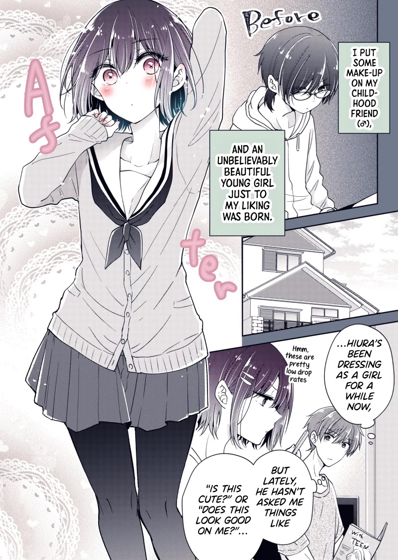 I Turned My Childhood Friend Into a Girl Chapter 17.9 - Page 1