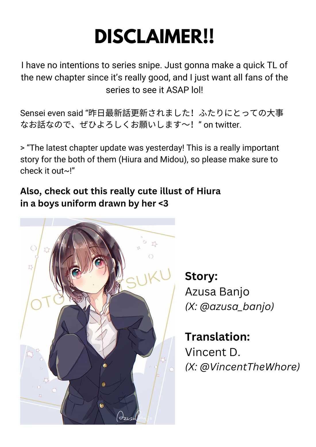 I Turned My Childhood Friend Into a Girl Chapter 87 - Page 1