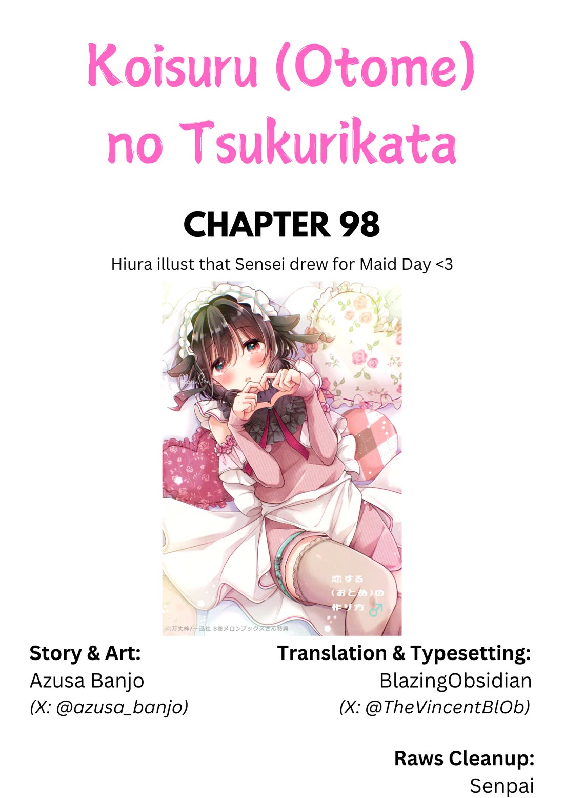 I Turned My Childhood Friend Into a Girl Chapter 98 - Page 1