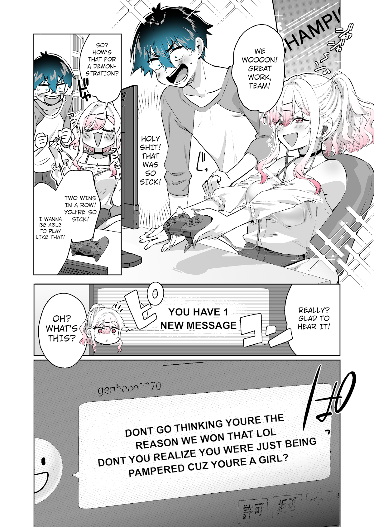 I Want to Be Praised by a Gal Gamer! Chapter 6 - Page 1