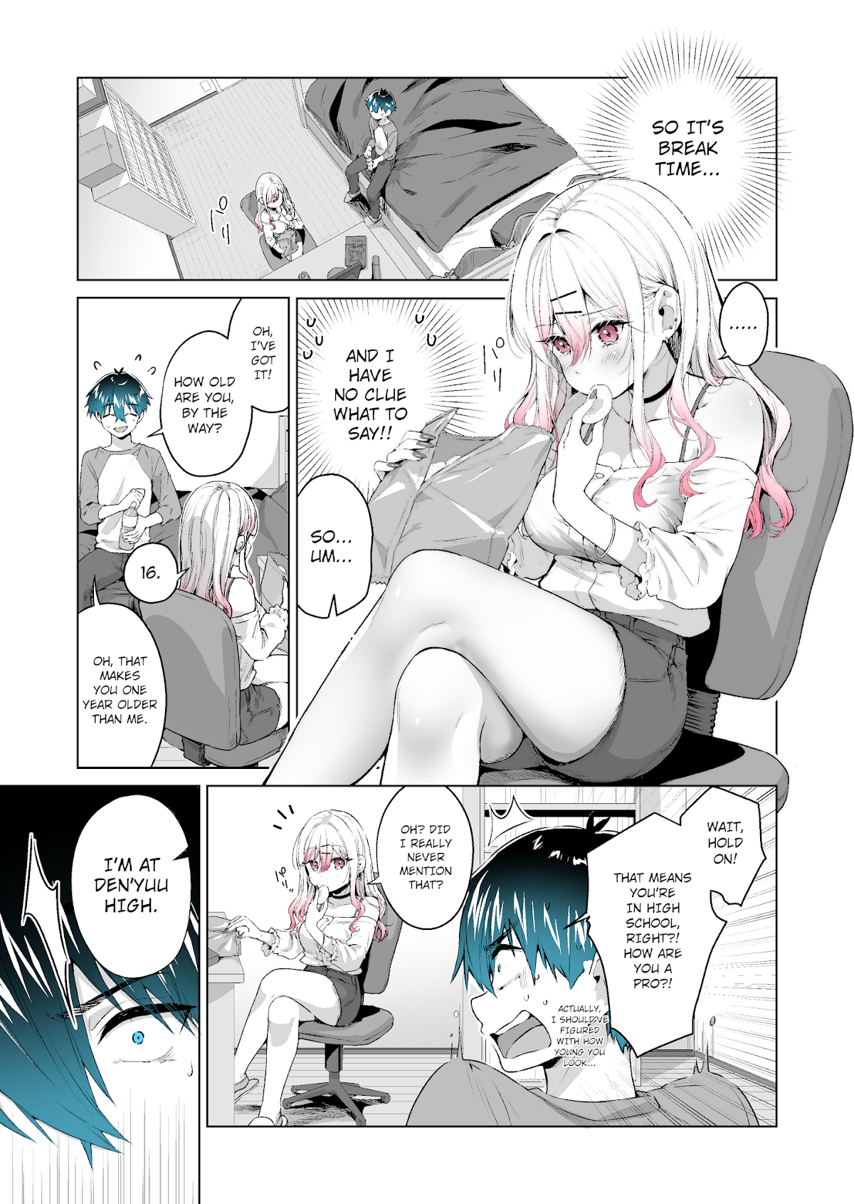 I Want to Be Praised by a Gal Gamer! Chapter 8 - Page 1