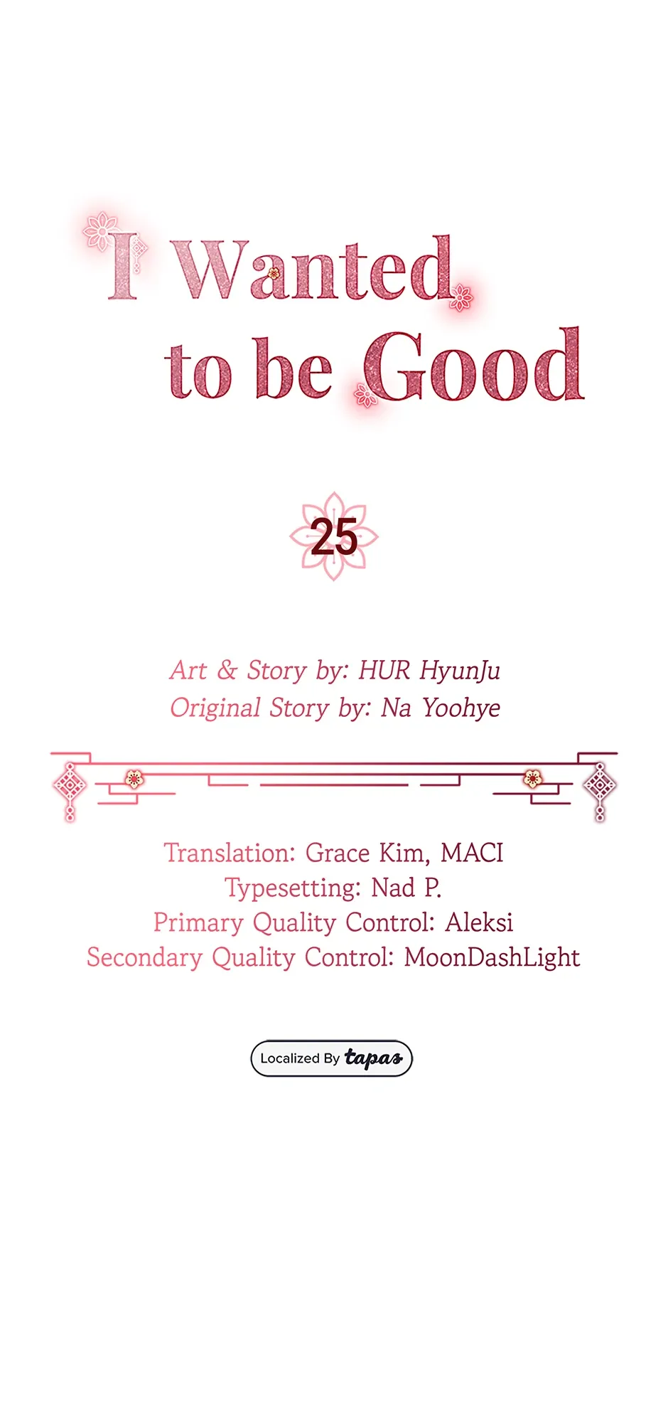 I Want to Live a Good Life Chapter 25 - Page 1