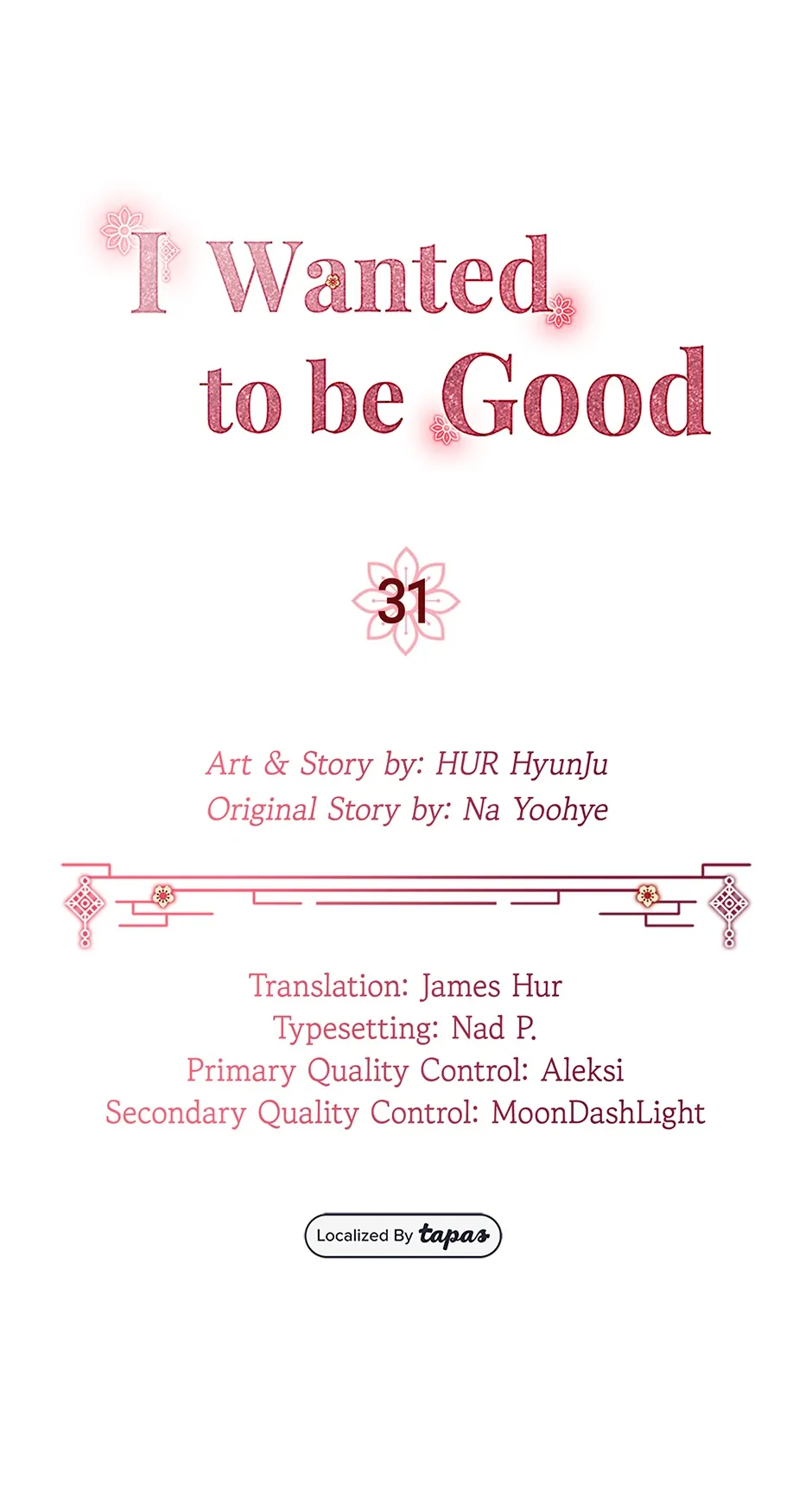 I Want to Live a Good Life Chapter 31 - Page 1
