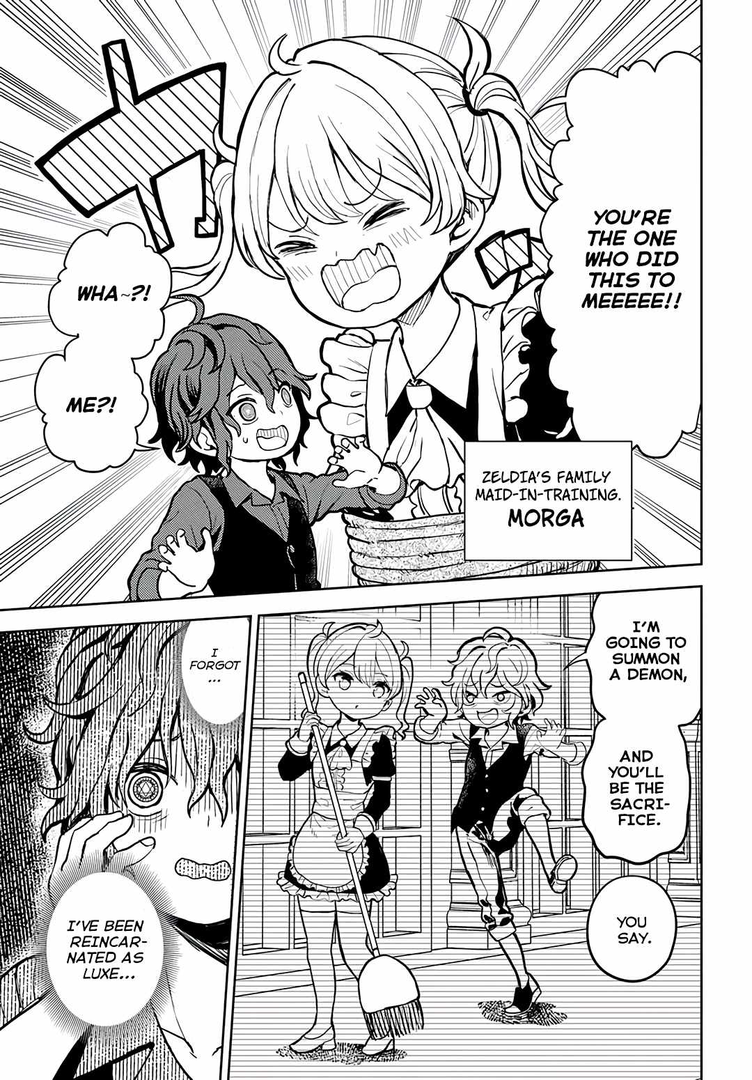 I Was Reincarnated as the Villain With Evil Eyes, so I Aim to Be a Mob Character Chapter 1 - Page 12