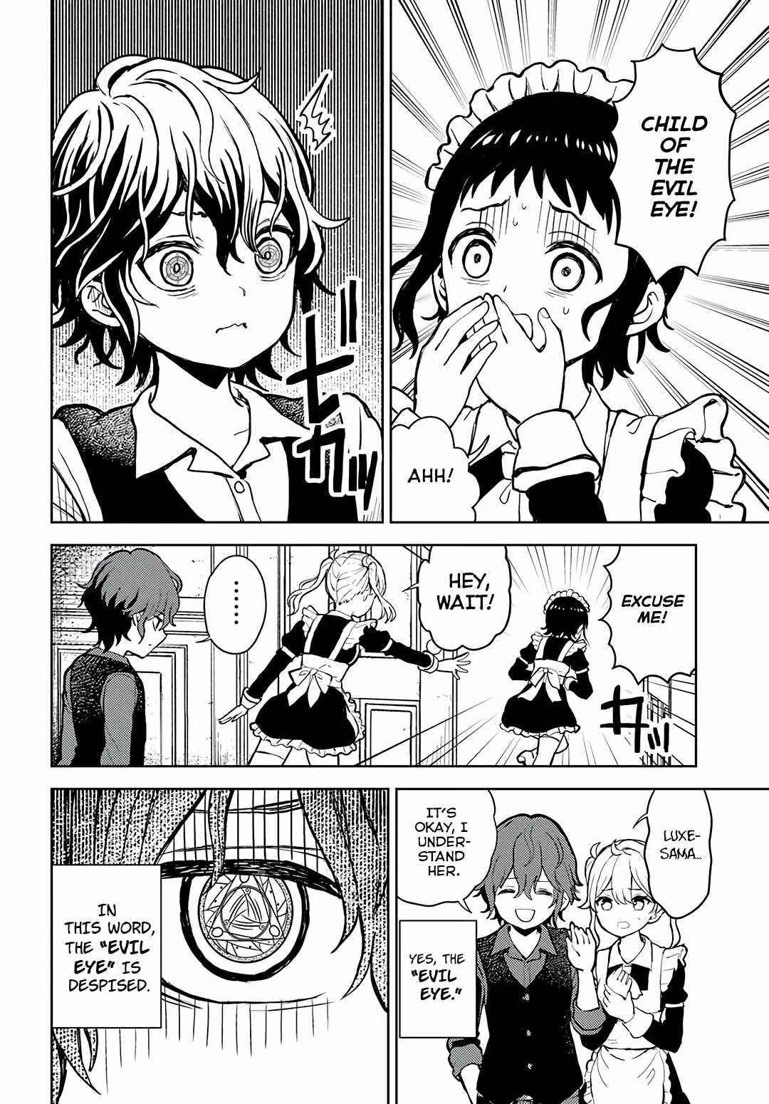I Was Reincarnated as the Villain With Evil Eyes, so I Aim to Be a Mob Character Chapter 1 - Page 15