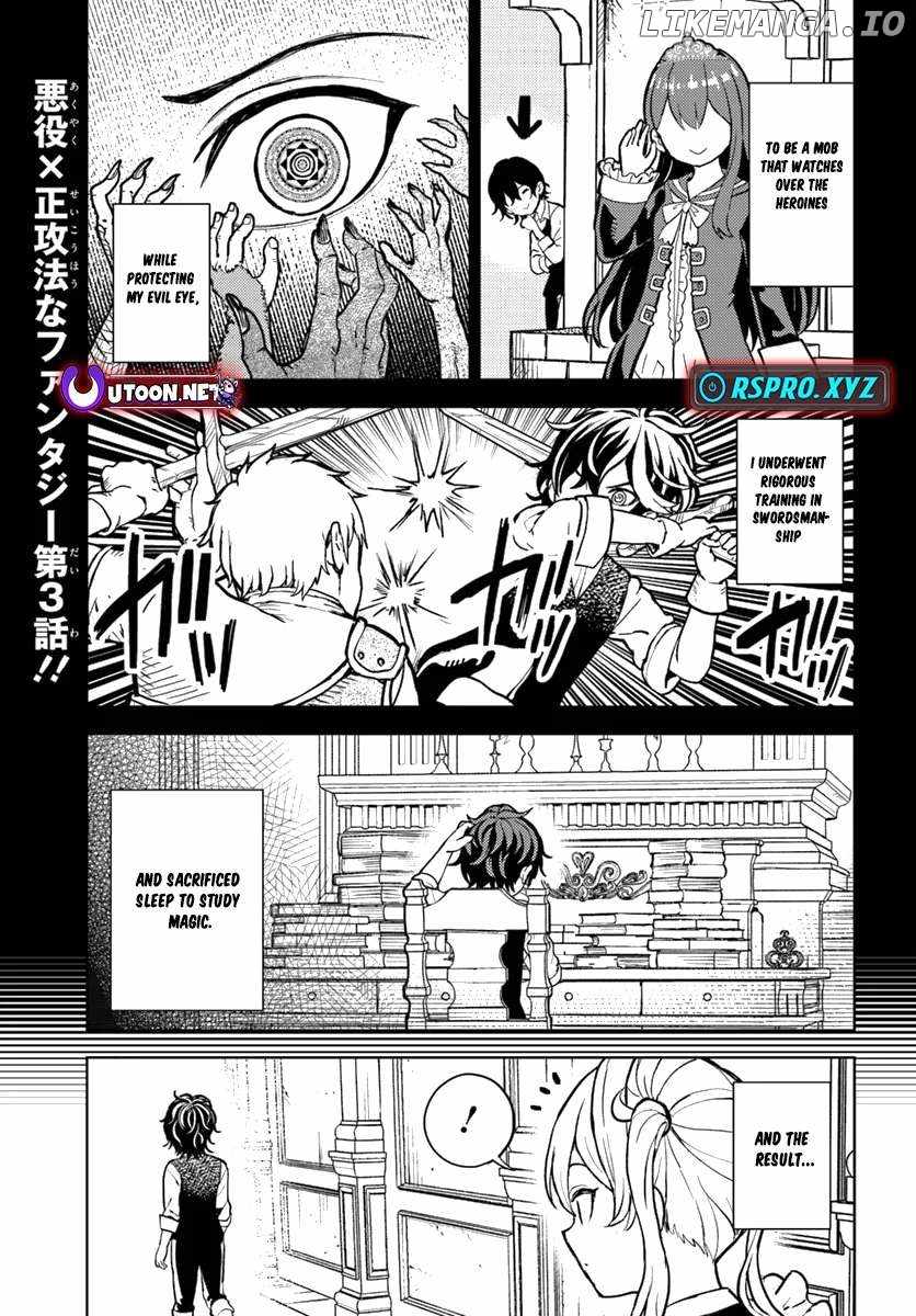 I Was Reincarnated as the Villain With Evil Eyes, so I Aim to Be a Mob Character Chapter 3 - Page 2