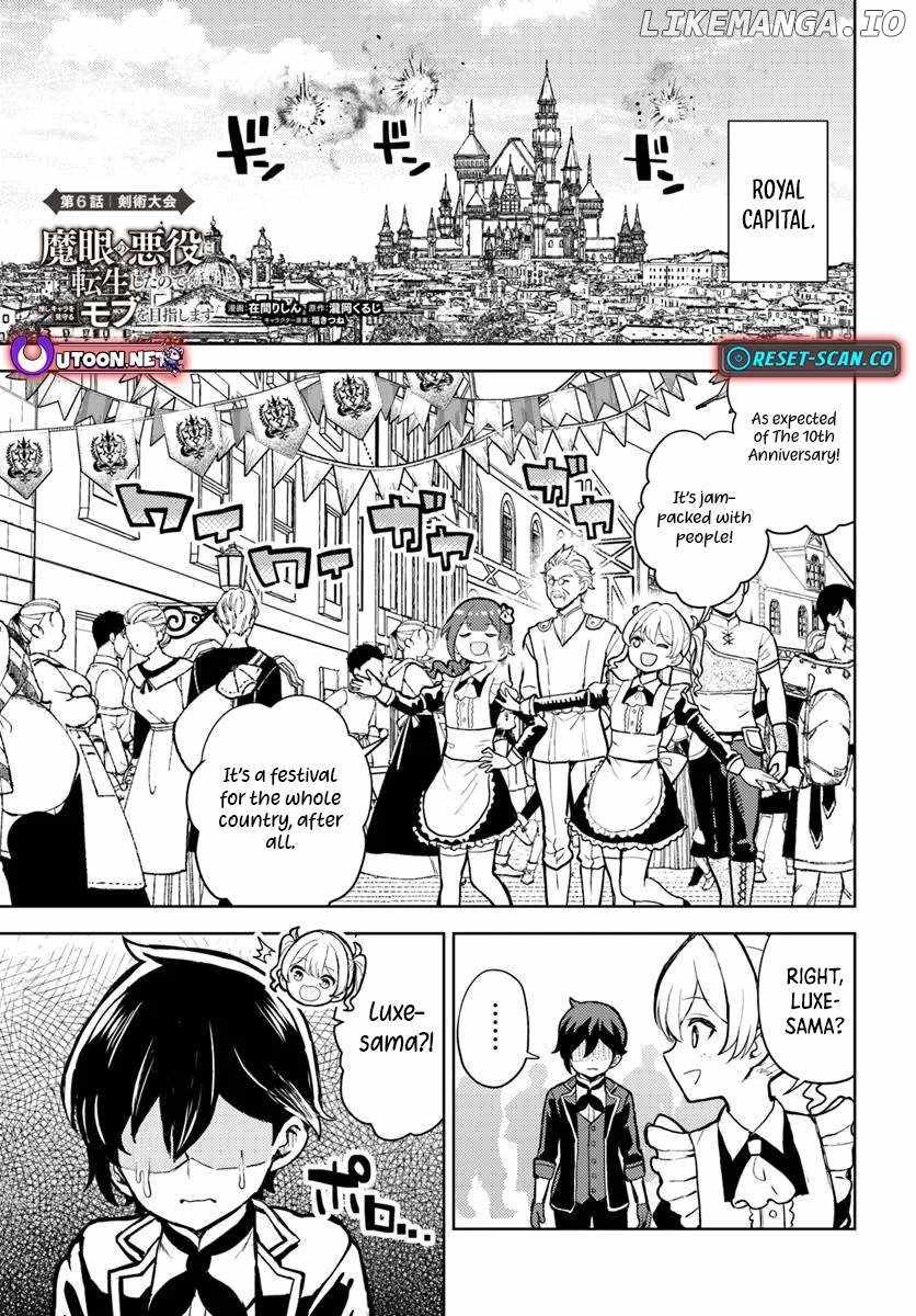 I Was Reincarnated as the Villain With Evil Eyes, so I Aim to Be a Mob Character Chapter 6.1 - Page 2