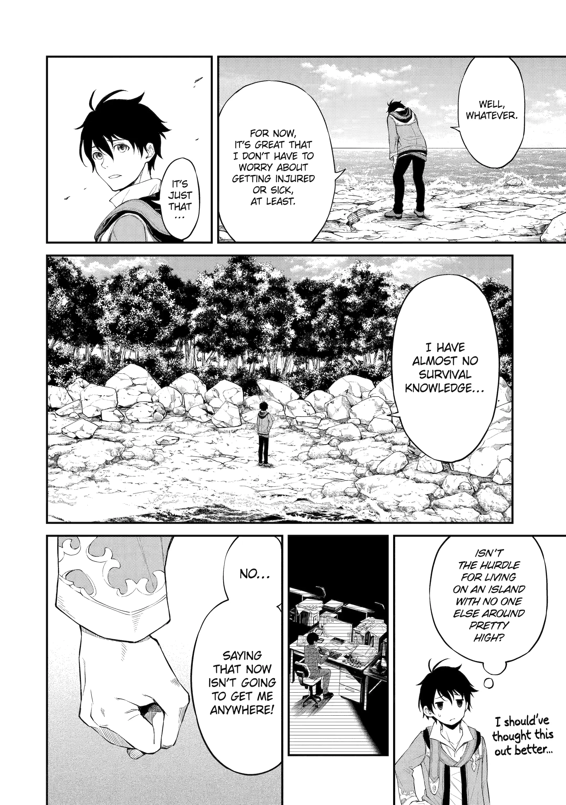 I Was Reincarnated on an Island Where the Strongest Species Live So I Will Enjoy a Peaceful Life on This Island Chapter 1 - Page 13
