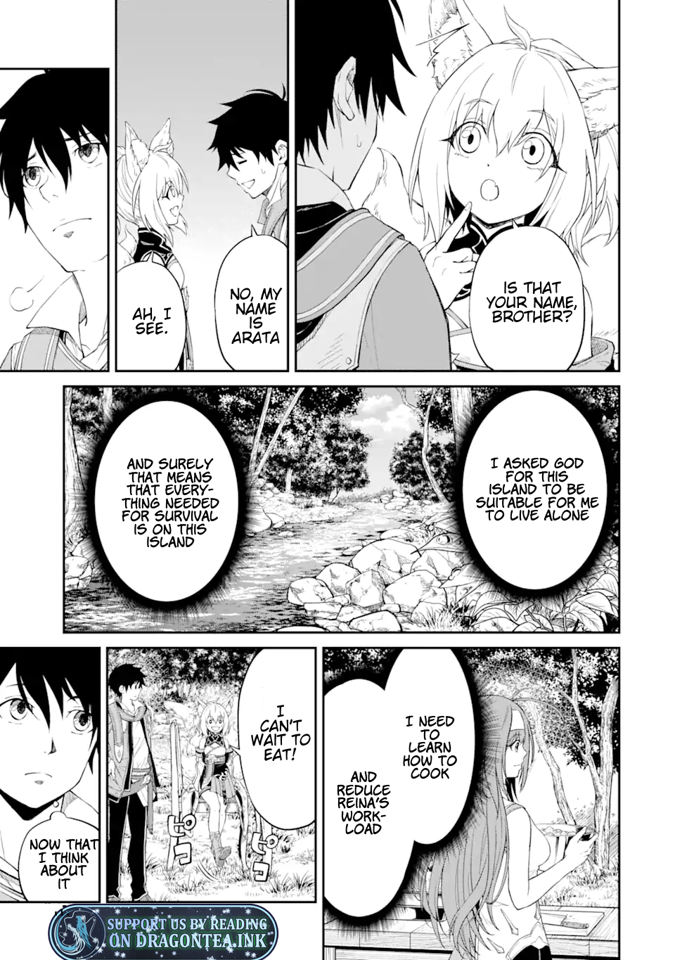 I Was Reincarnated on an Island Where the Strongest Species Live So I Will Enjoy a Peaceful Life on This Island Chapter 2.3 - Page 10