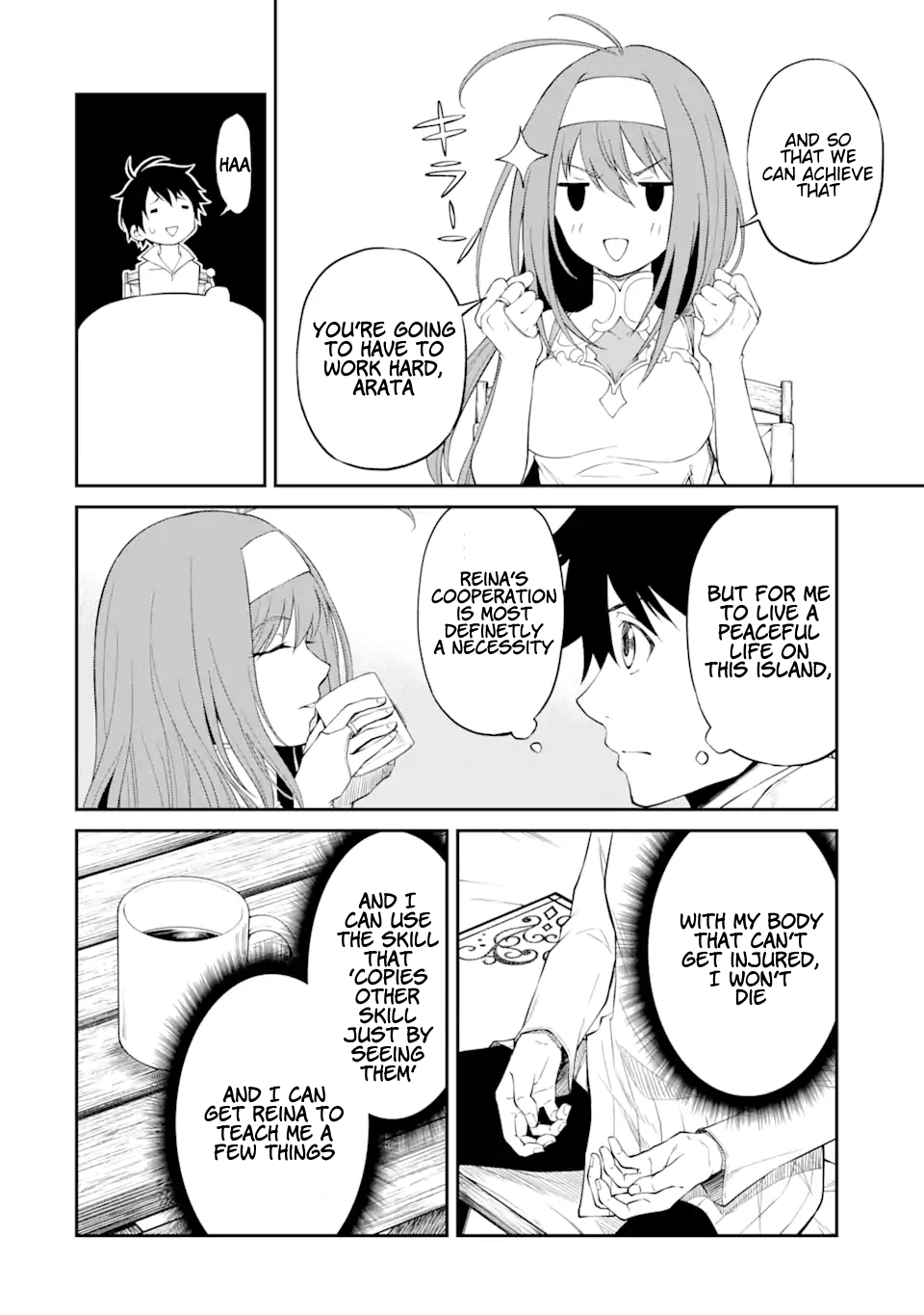 I Was Reincarnated on an Island Where the Strongest Species Live So I Will Enjoy a Peaceful Life on This Island Chapter 2.4 - Page 8