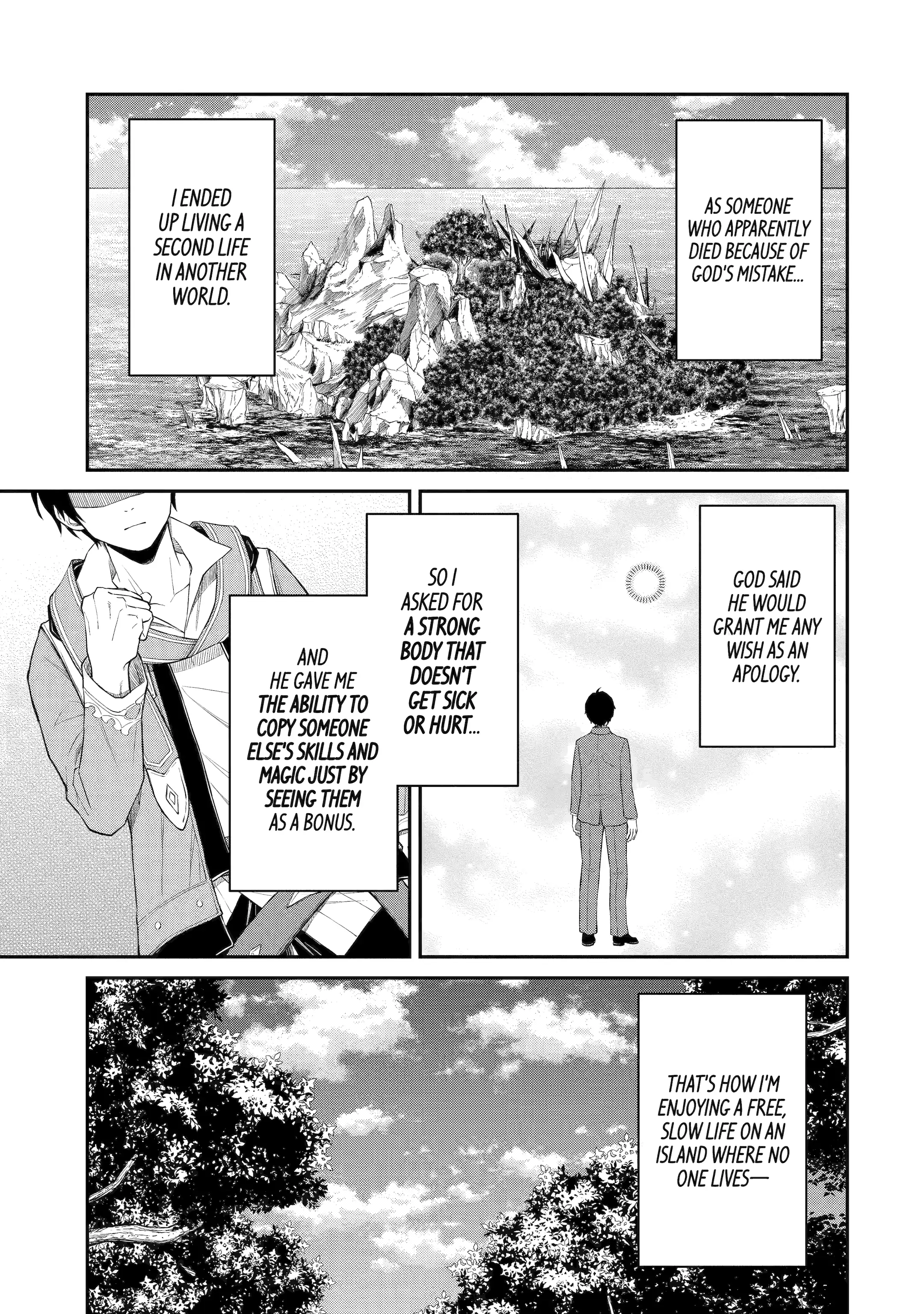 I Was Reincarnated on an Island Where the Strongest Species Live So I Will Enjoy a Peaceful Life on This Island Chapter 2 - Page 1