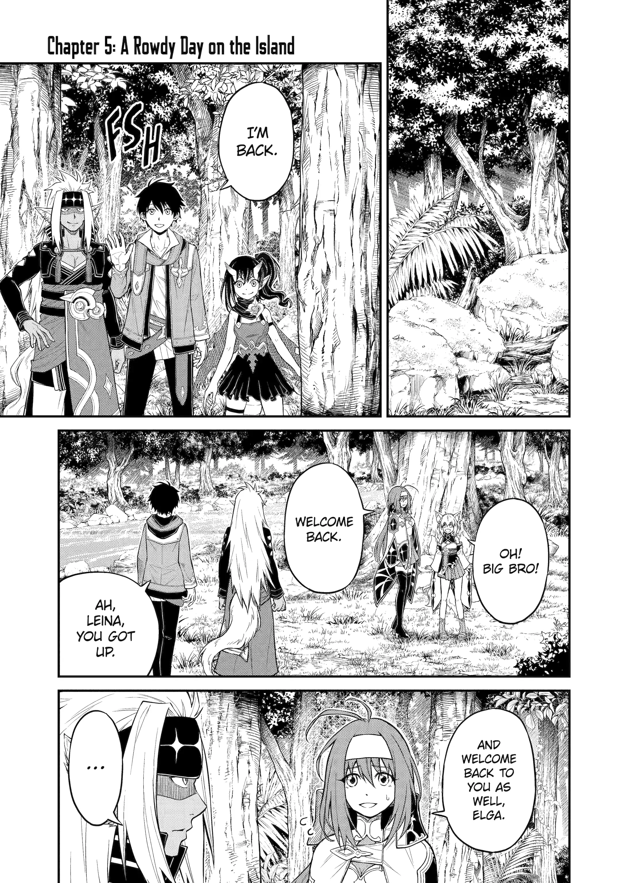 I Was Reincarnated on an Island Where the Strongest Species Live So I Will Enjoy a Peaceful Life on This Island Chapter 5 - Page 1