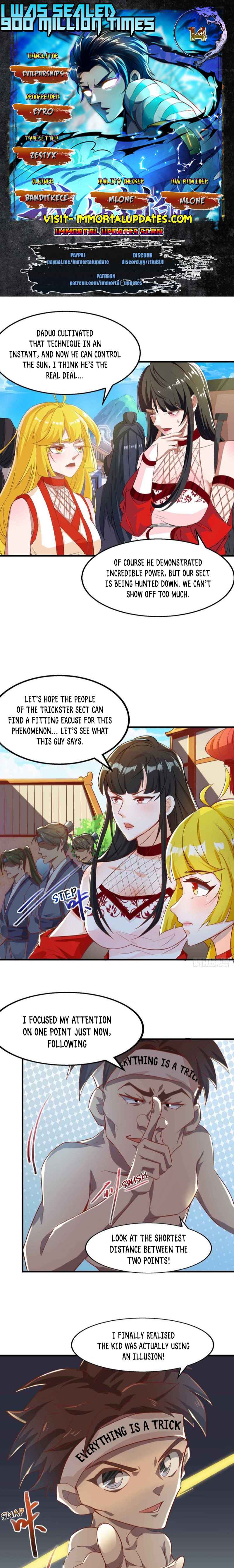 I Was Sealed 900 Million Times! Chapter 14 - Page 1