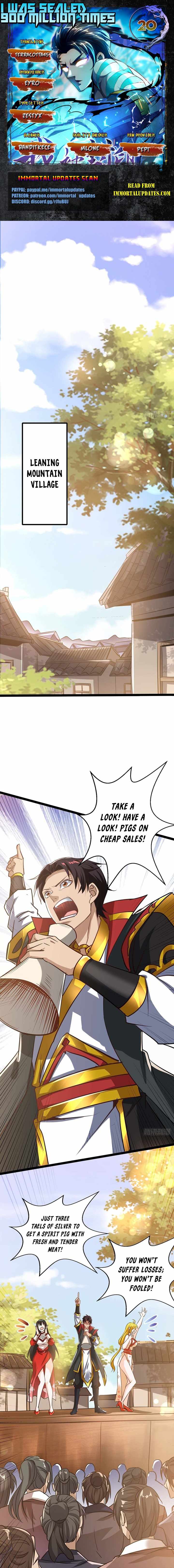 I Was Sealed 900 Million Times! Chapter 20 - Page 1