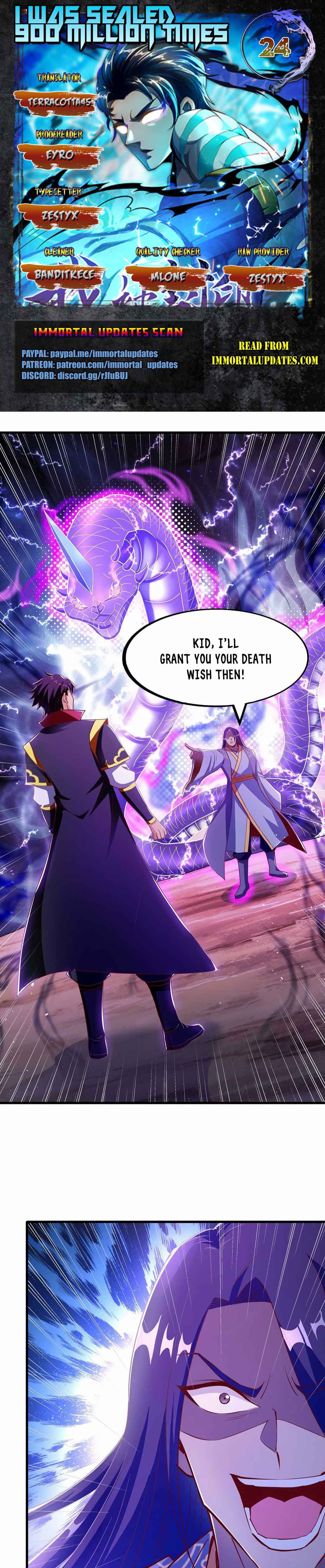 I Was Sealed 900 Million Times! Chapter 24 - Page 1