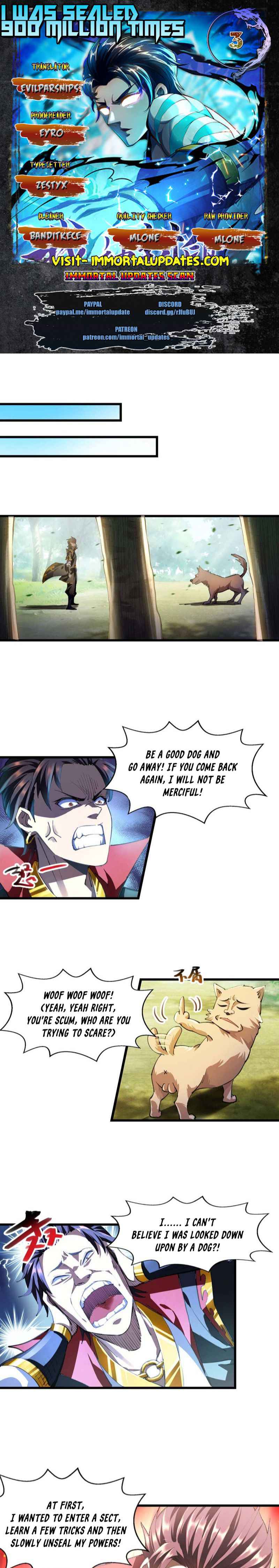 I Was Sealed 900 Million Times! Chapter 3 - Page 1