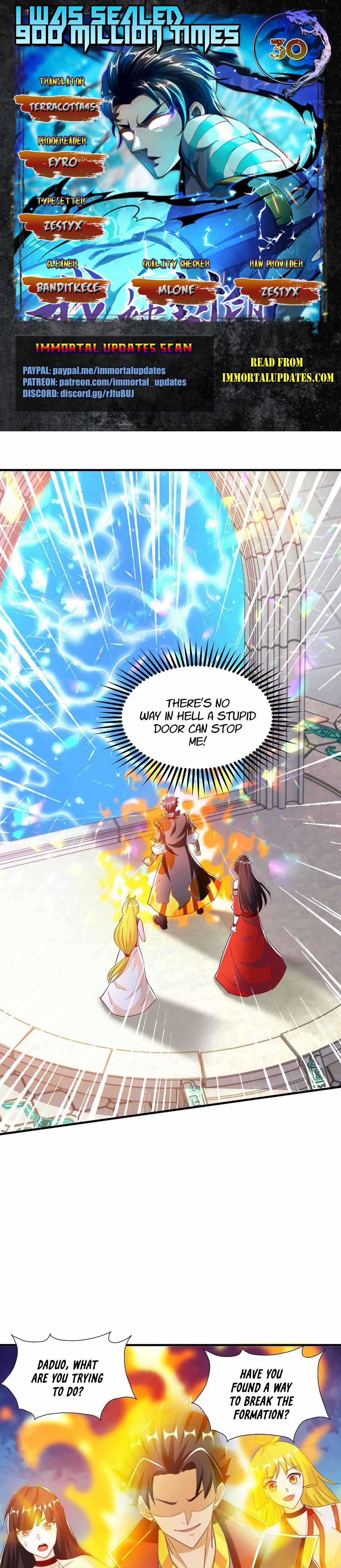 I Was Sealed 900 Million Times! Chapter 30 - Page 1