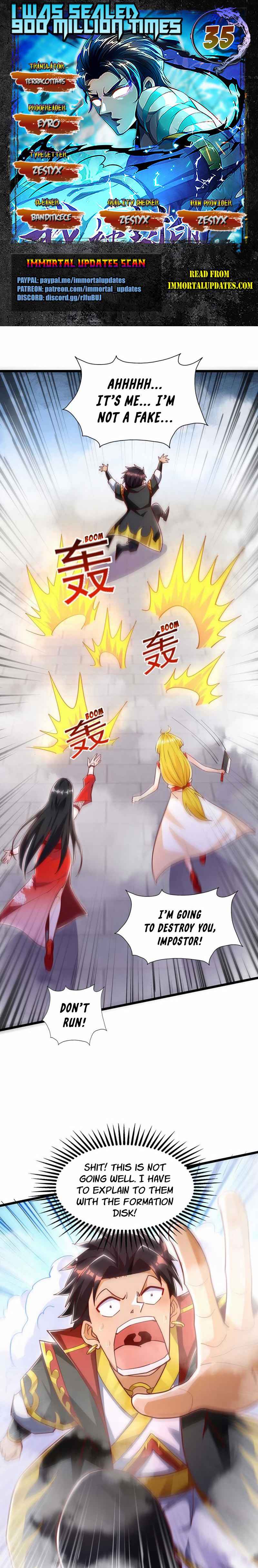 I Was Sealed 900 Million Times! Chapter 35 - Page 1