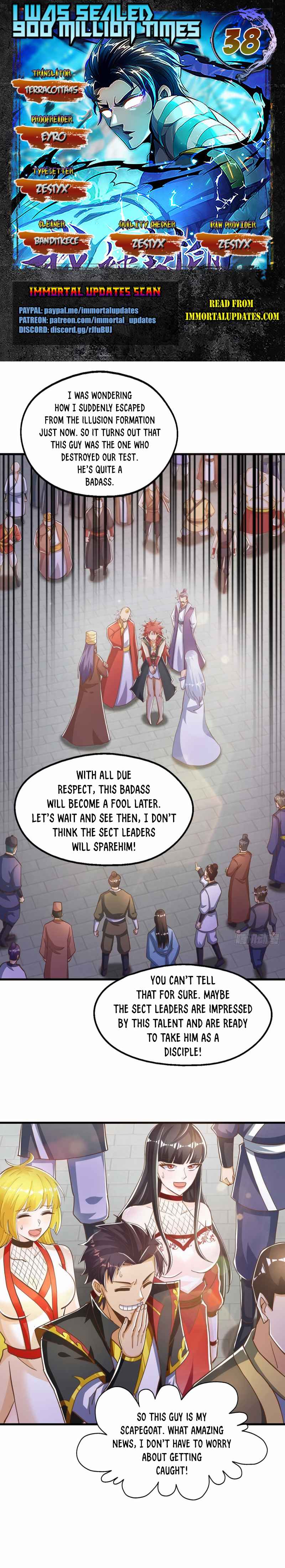 I Was Sealed 900 Million Times! Chapter 38 - Page 1