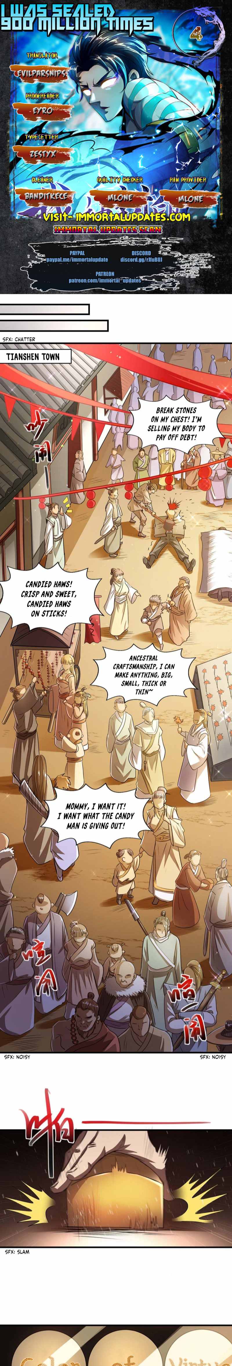 I Was Sealed 900 Million Times! Chapter 4 - Page 1