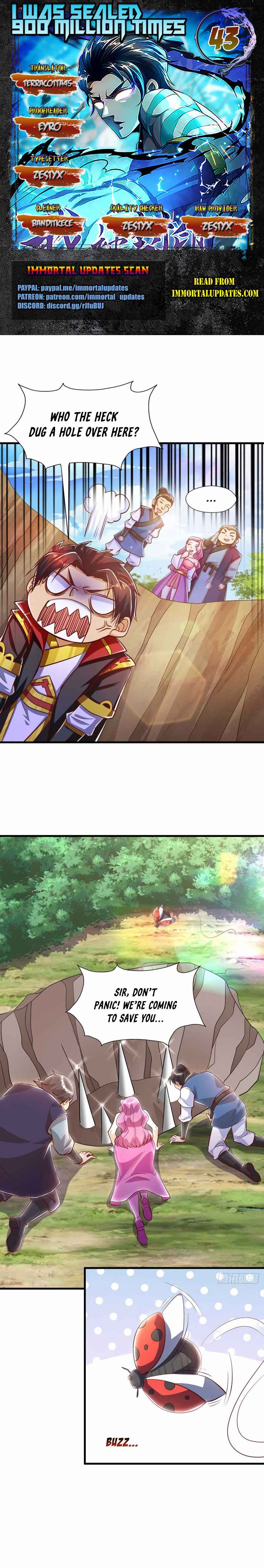 I Was Sealed 900 Million Times! Chapter 43 - Page 1