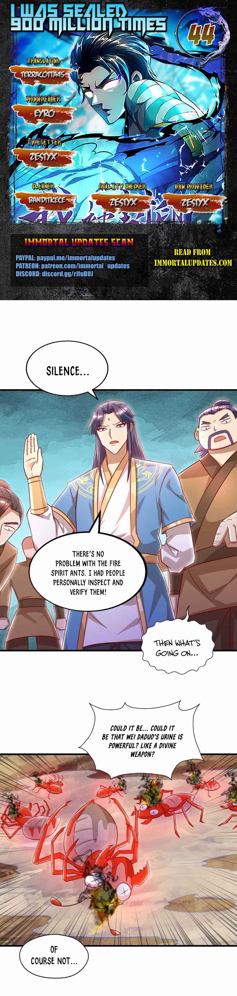 I Was Sealed 900 Million Times! Chapter 44 - Page 1
