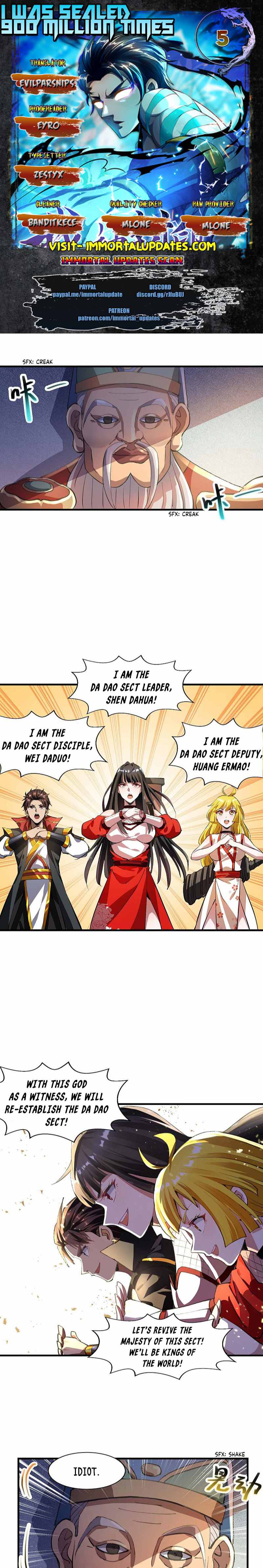 I Was Sealed 900 Million Times! Chapter 5 - Page 1