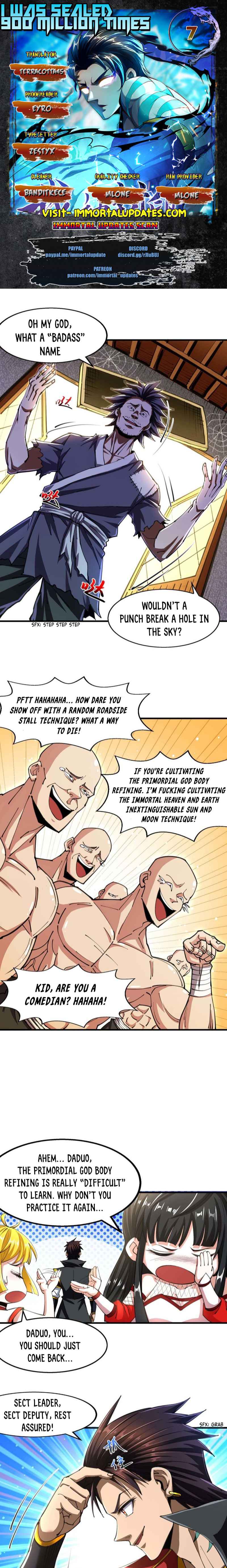 I Was Sealed 900 Million Times! Chapter 7 - Page 1