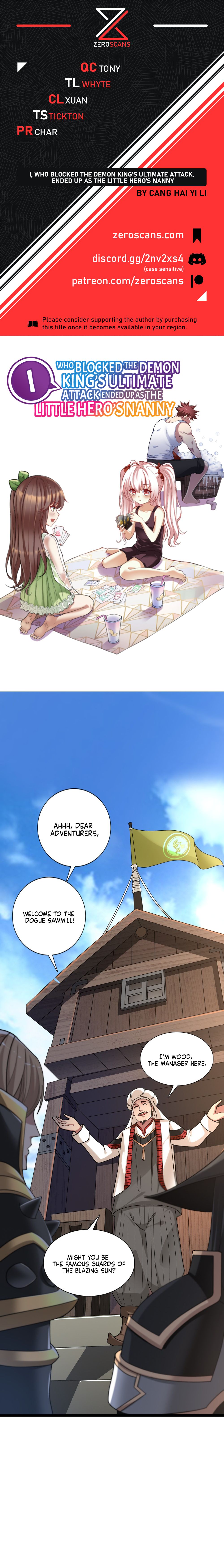I, Who Blocked the Demon King’s Ultimate Attack, Ended up as the Little Hero’s Nanny Chapter 6 - Page 1