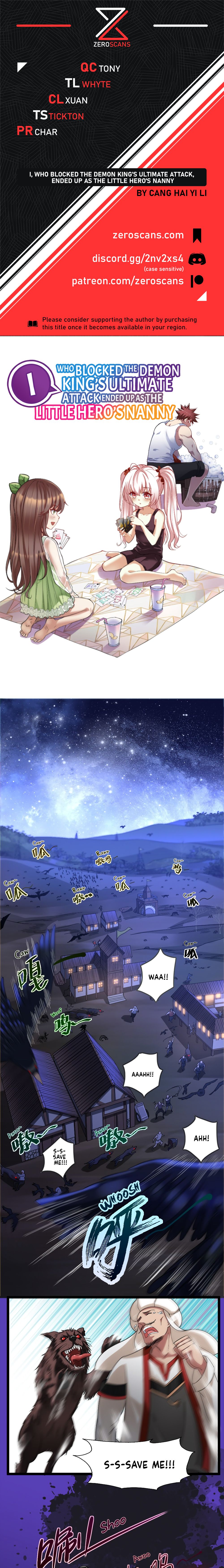I, Who Blocked the Demon King’s Ultimate Attack, Ended up as the Little Hero’s Nanny Chapter 7 - Page 1