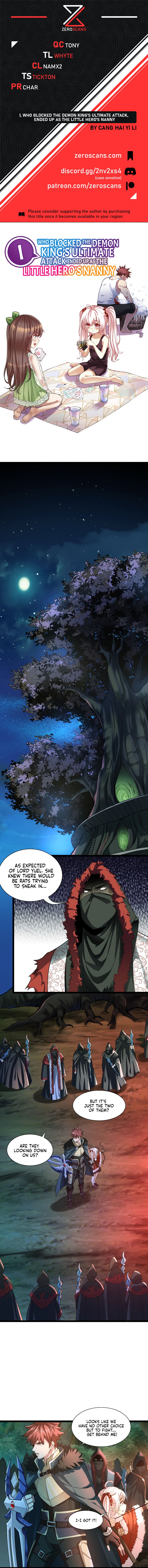 I, Who Blocked the Demon King’s Ultimate Attack, Ended up as the Little Hero’s Nanny Chapter 9 - Page 1