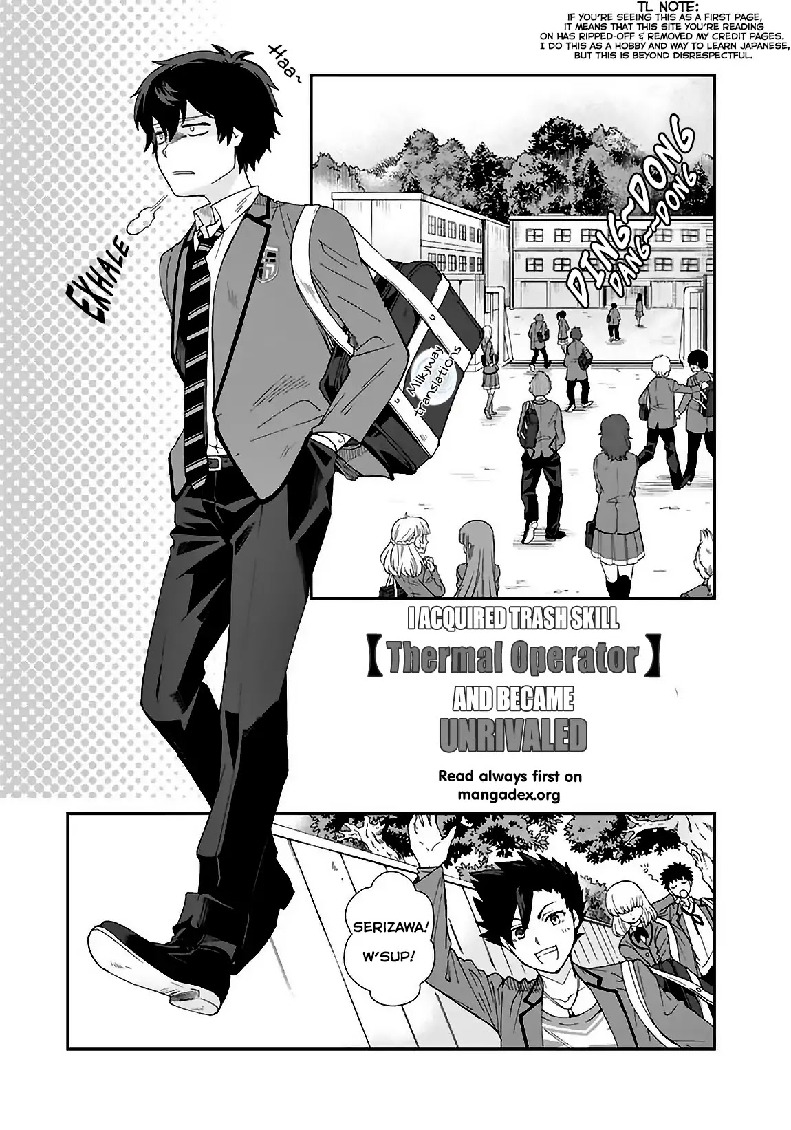 I, Who Possessed a Trash Skill “Thermal Operator,” Became Unrivaled Chapter 3 - Page 1