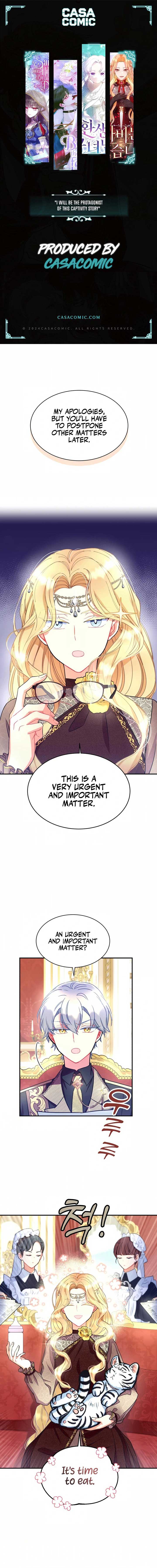 I Will Be the Protagonist of This Captivity Story Chapter 13 - Page 1