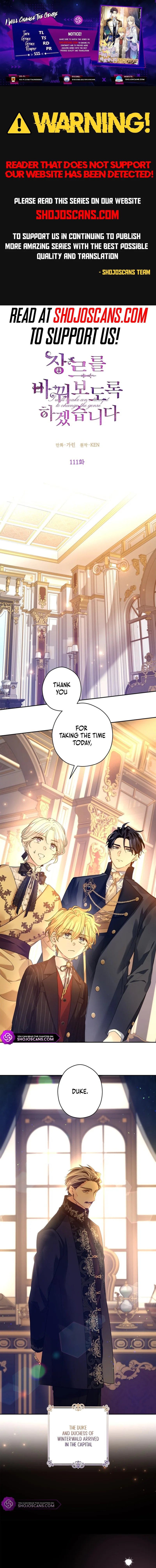 I Will Change the Genre Chapter 111 - Page 0