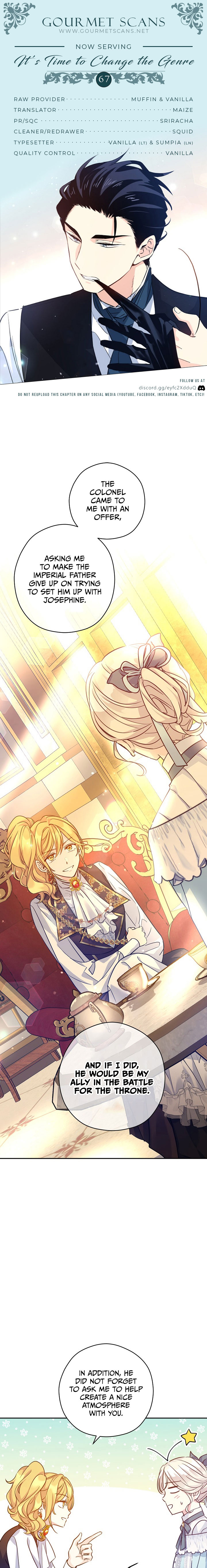 I Will Change the Genre Chapter 67 - Page 0