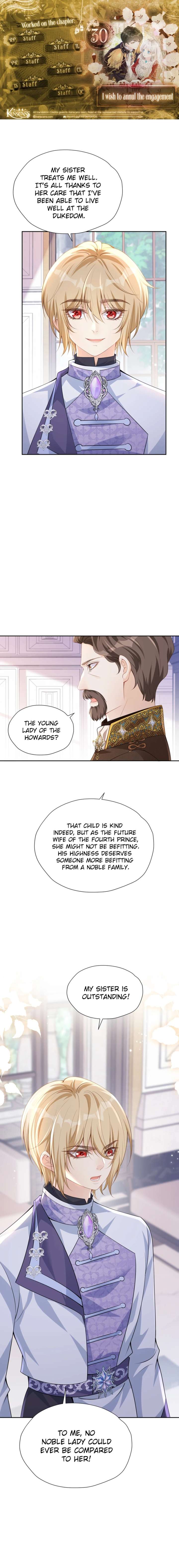 I Wish to Annul the Engagement Chapter 30 - Page 1