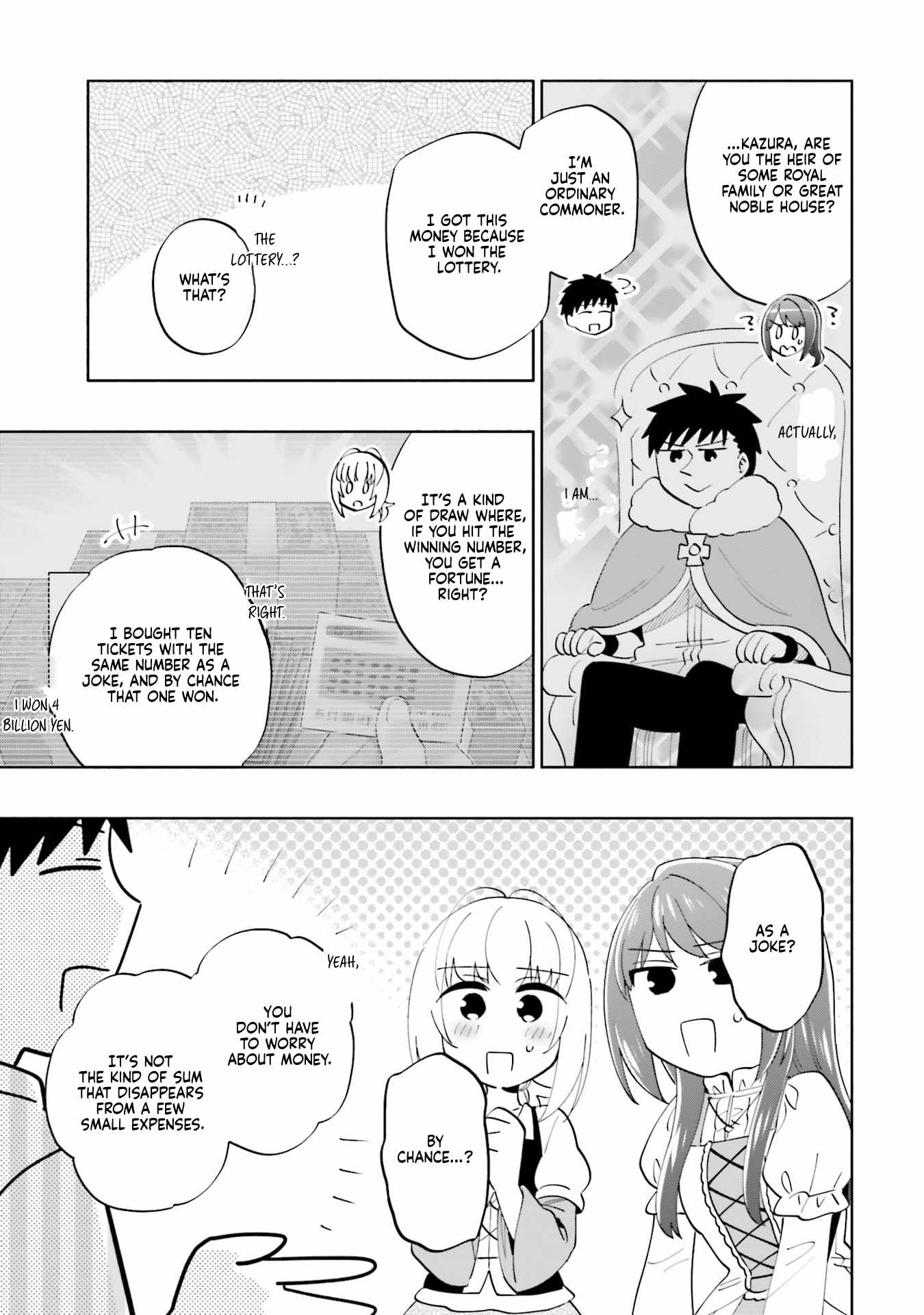 I Won 4 Billion in a Lottery But I Went to Another World Chapter 90 - Page 13