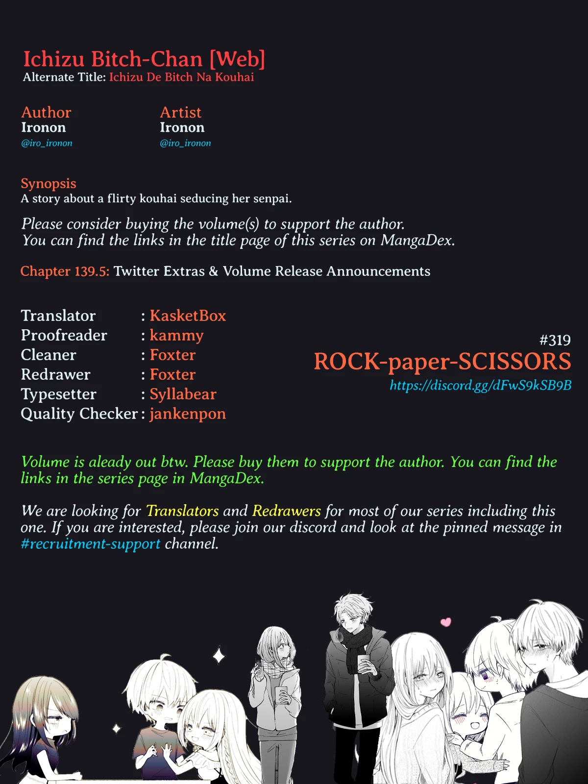 Ichizu de Bitch na Kouhai Chapter 135.5 - Page 18