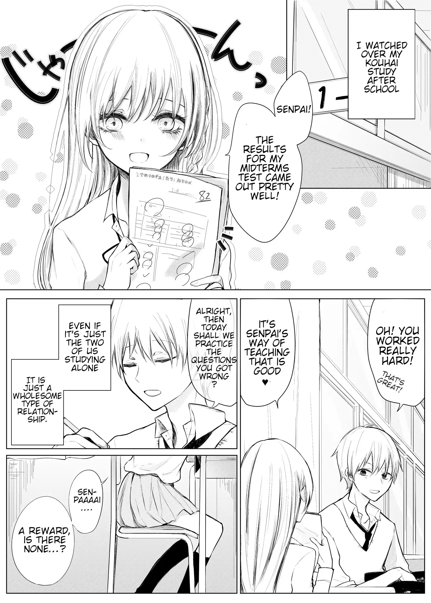 Ichizu de Bitch na Kouhai Chapter 9 - Page 1