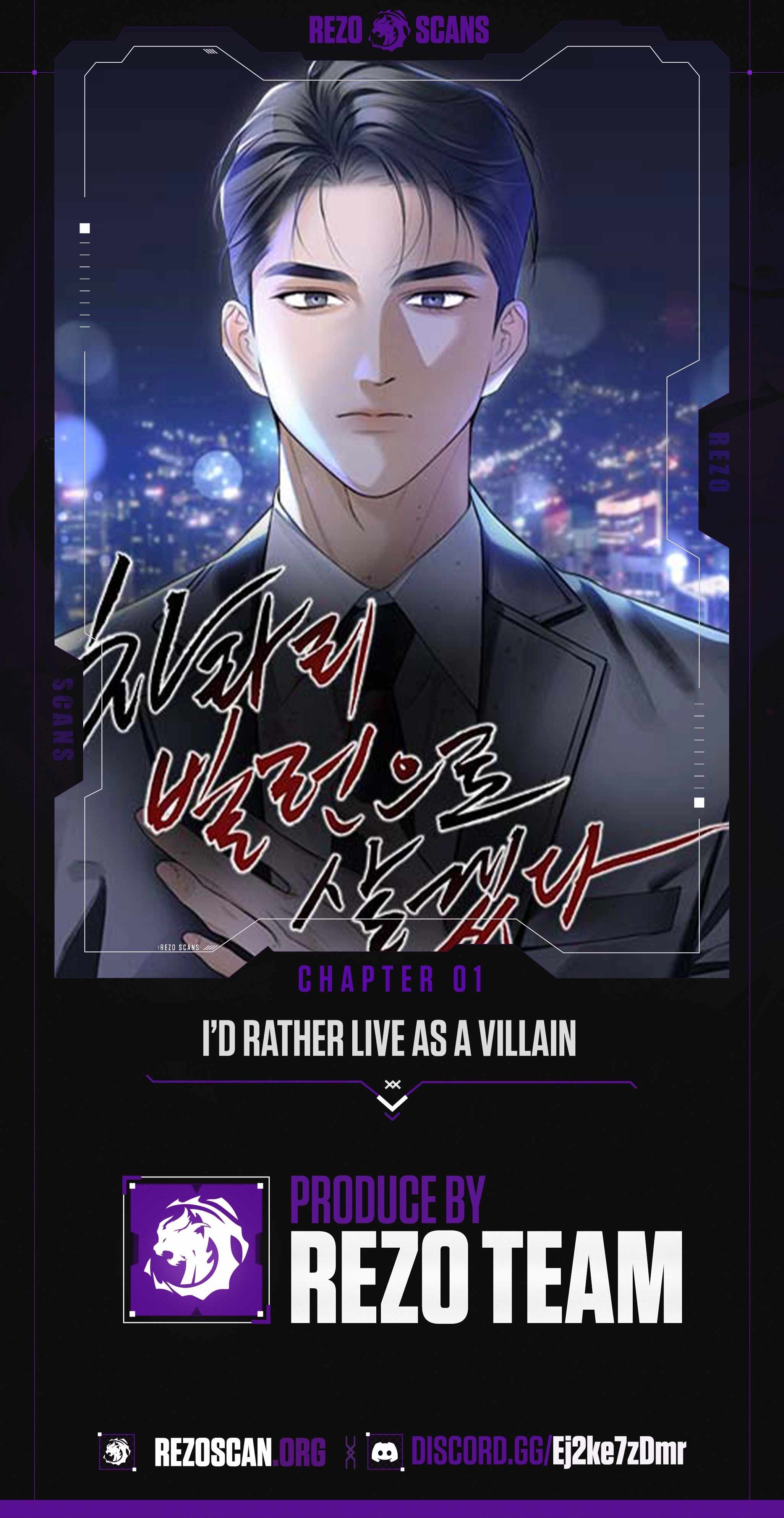I’d Rather Live as a Villain Chapter 1 - Page 1