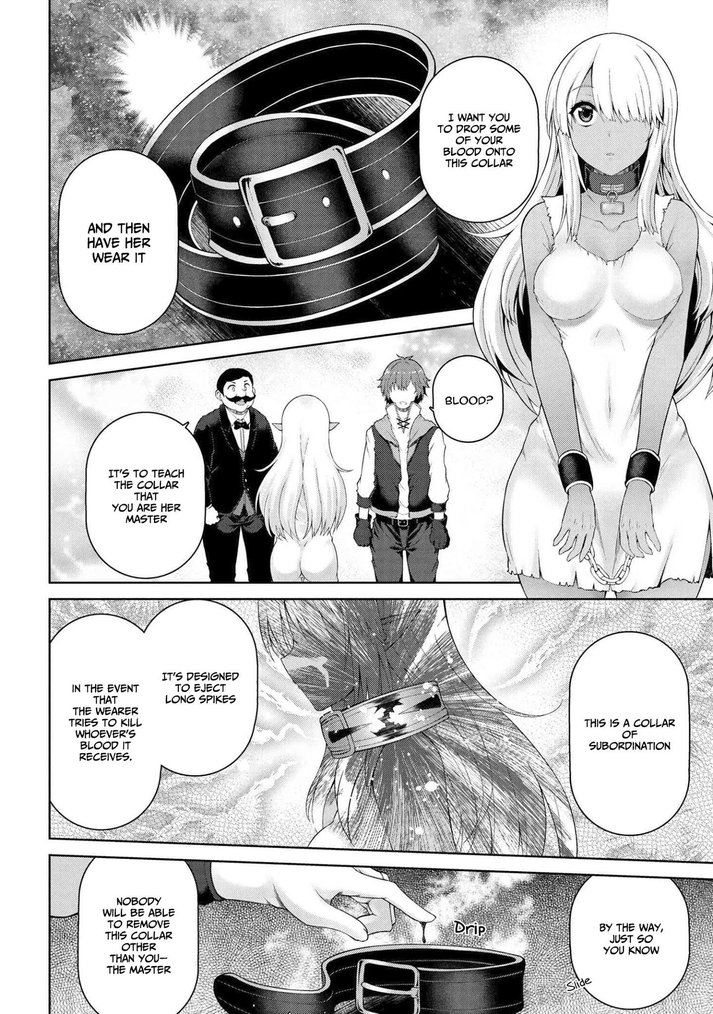 Ie ga Moete Jinsei Dou Demo Yoku Natta kara, Nokotta Nakenashi no Kin de Dark Elf no Dorei o Katta Chapter 1 - Page 30